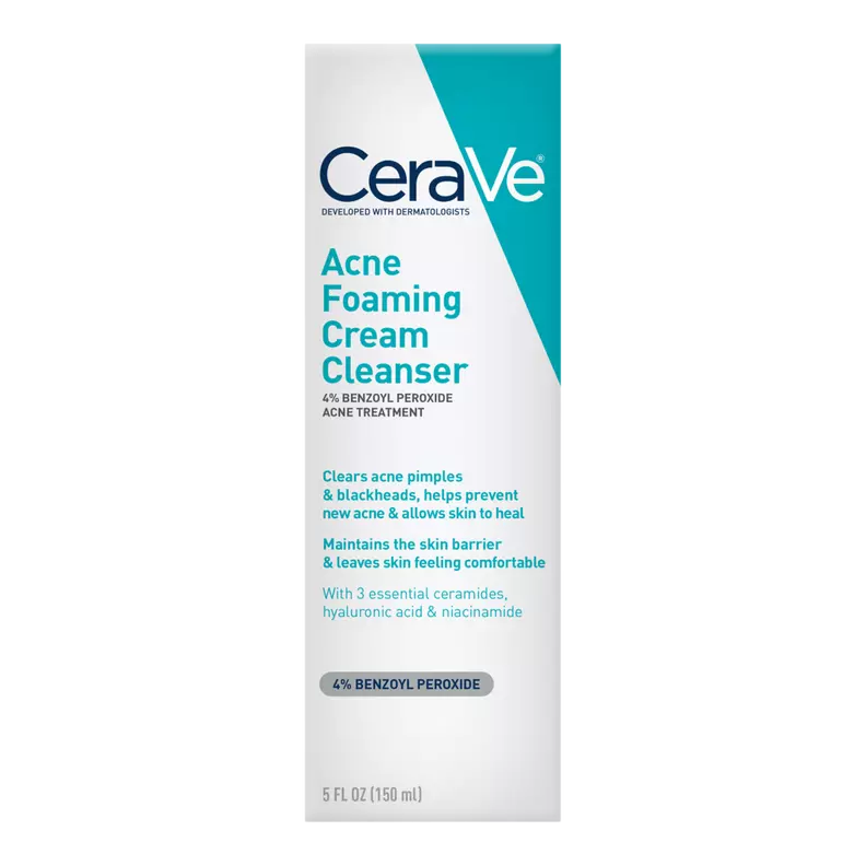 CeraVe Acne Foaming Cream Cleanser